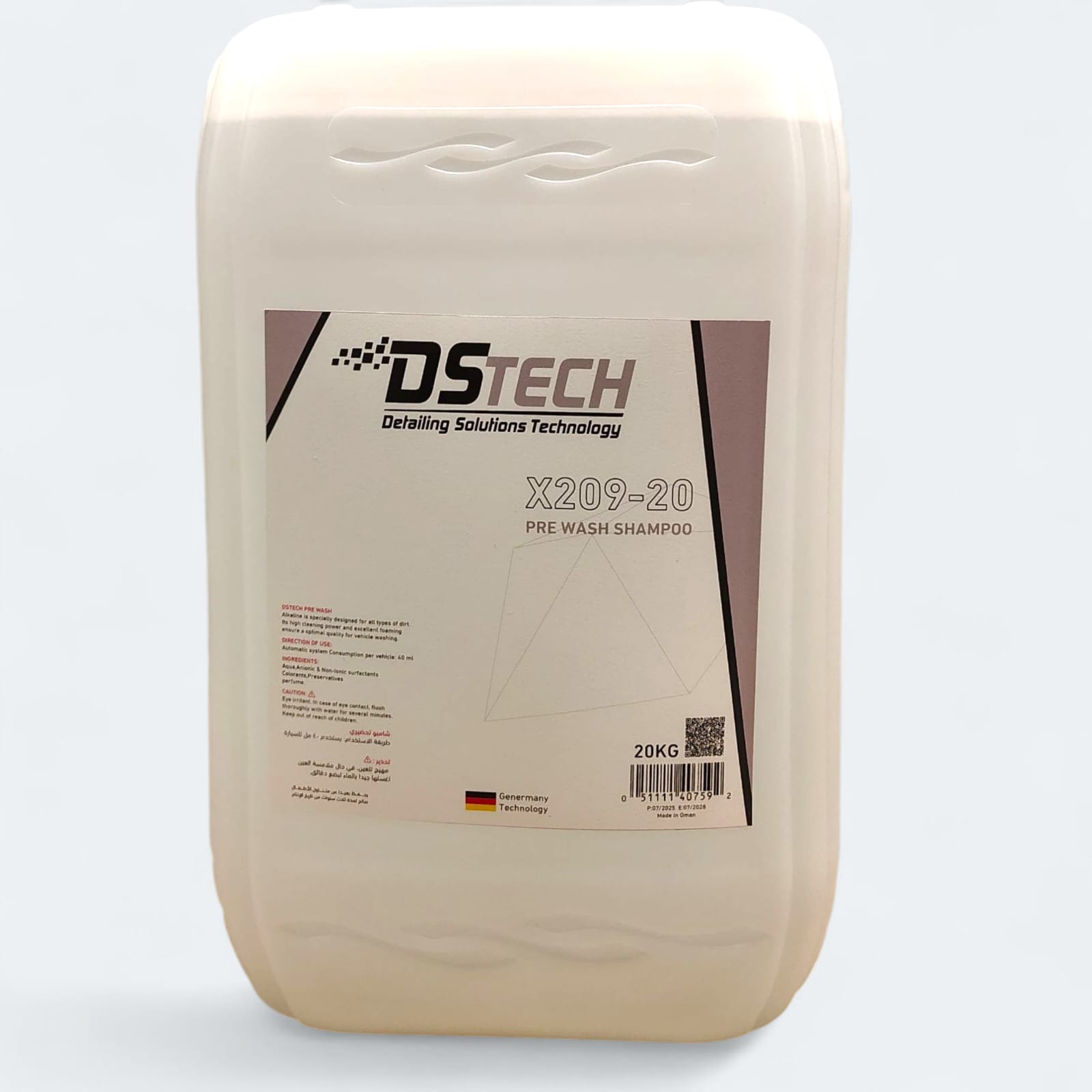 DSTECH X209-20 Pre Wash Shampoo – X209-20 – 20KG
